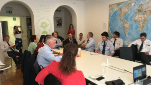 the WFO International Secretariat welcomed to its premises in Rome 11scholars from the 2020-year group of the Nuffield International Farming Scholars Program.