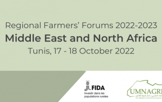 WFO at the Regional Farmers' Forum Middle East and North Africa